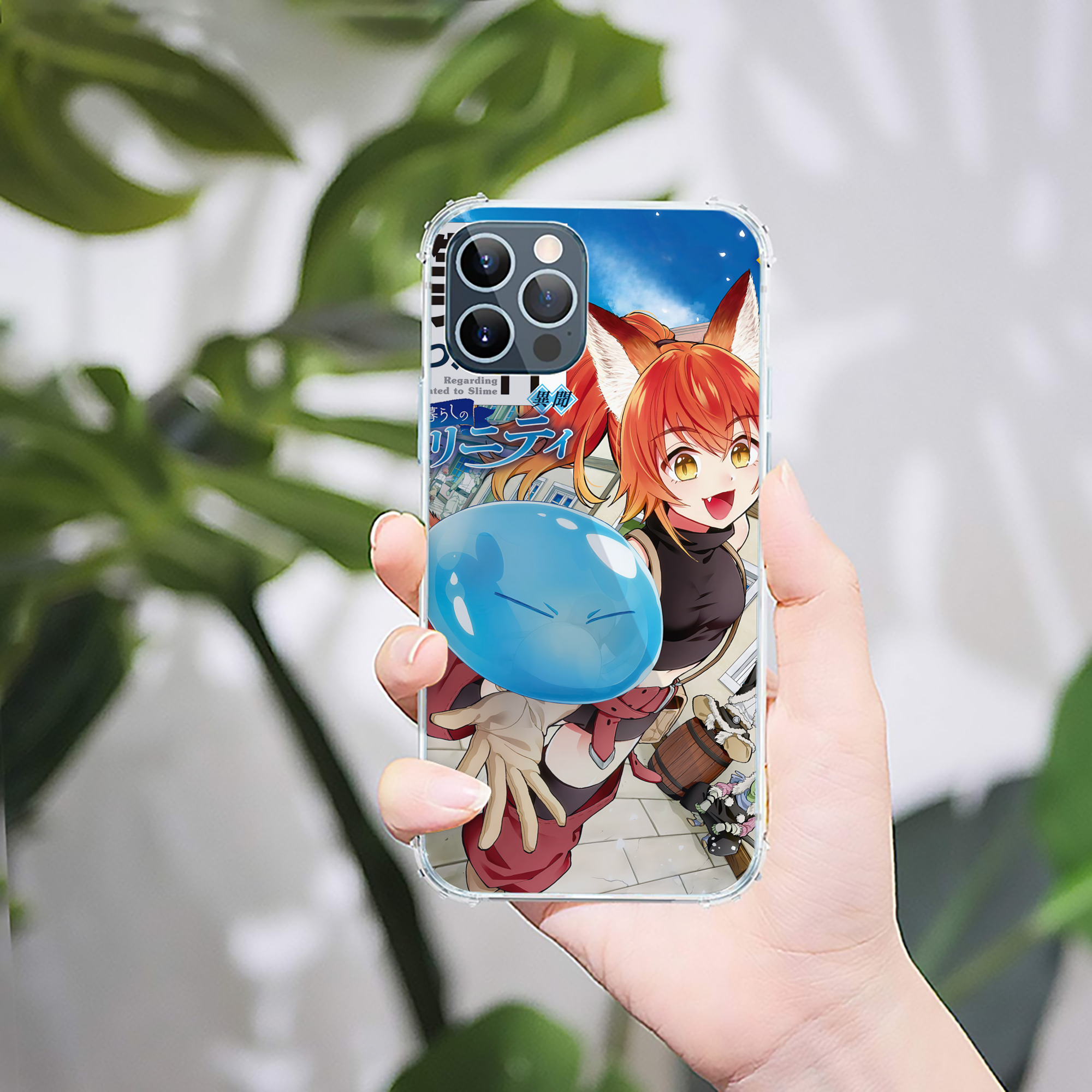（画像用） 転スラ Regarding Reincarnated to Slime 【iPhone 12シリーズ対応】透明スマホケース（クリアソフトケース）